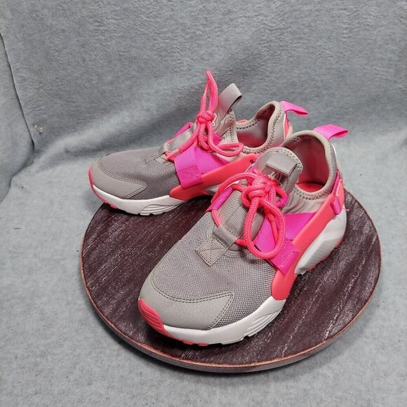 Nike Womens Air Huarache City Low Sneakers Pink & Grey Size 6.5 - Picture 7 of 13